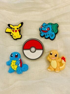 Pokemon Croc Charms, Jibbitz - Set #5